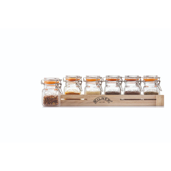 Kilner Spice Jar Set (7 Piece), 70ml - 1