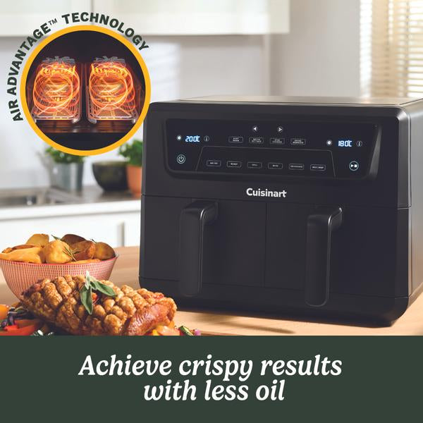 Cuisinart XXL Dual Zone Air Fryer PFAS Free10.4L (AFD-10OBLXA) - 2