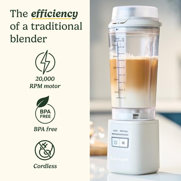 Cuisinart Blast and Go Portable Blender (PBL100) - 1