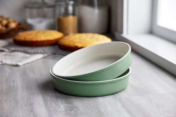 GreenPan Round Cake Pan 23.4cm x 5.5cm - PFAS Free - 1