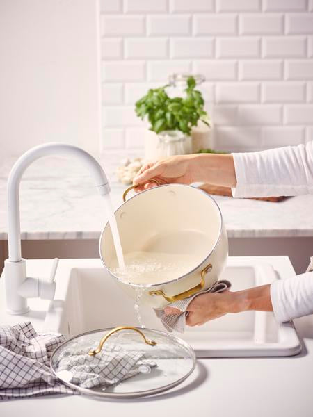 GreenPan Padova PFAS Free Casserole 24cm/4.71L Cream - 3