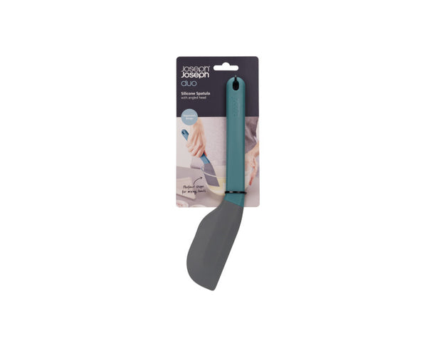 Joseph Joseph Duo Silicone Spatula with angled head Suitable for Non-Stick Cookware – Opal - 1