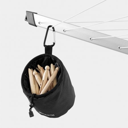 Brabantia Peg Bag Black - Holds up to 150 pegs - 1