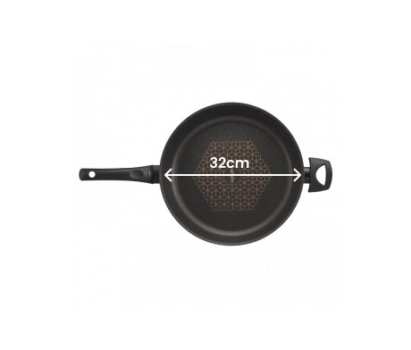 Essteele Per Salute Stainless Steel Covered Sauteuse - 32cm/5.7L - 1