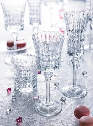 Cristal d’Arques Lady Diamond Stem Glass Set of 6 - 270ml - 1