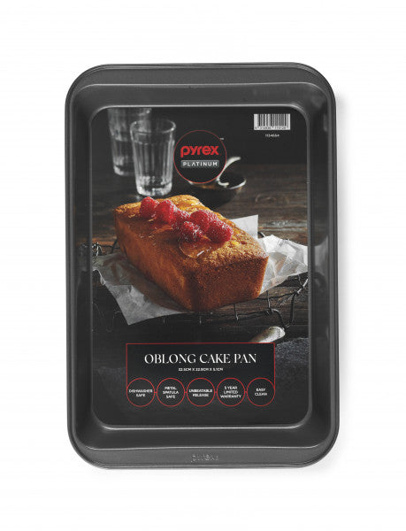 Pyrex Platinum™ Oblong Cake Pan - 5.3cm, 24.5cm, 36.5cm - 1