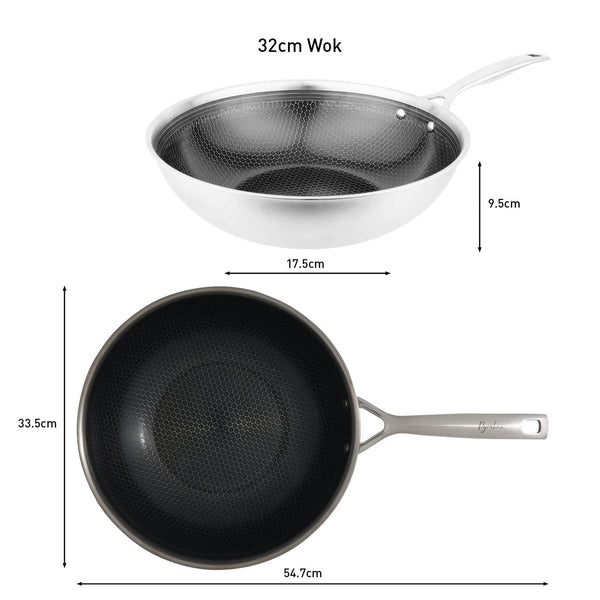 Pyrolux PYROHEX Wok 32cm - 2