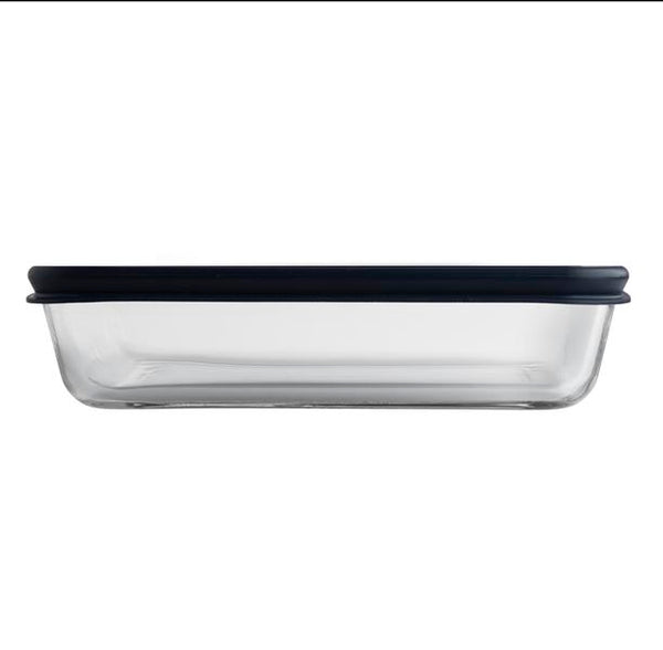 Pyrex Simply Store 3 Cup Rectangle Blue Lid - 2