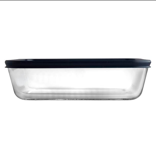 Pyrex Simply Store 6 Cup Rectangle Blue Lid - 2