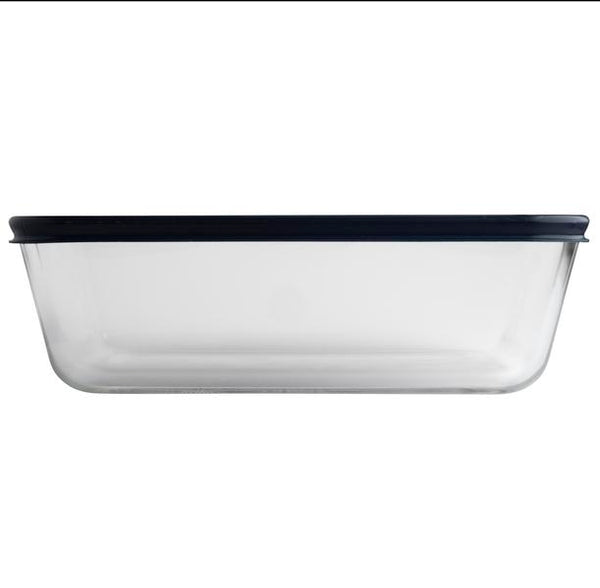 Pyrex Simply Store 11 Cup Rectangle Blue Lid - 2