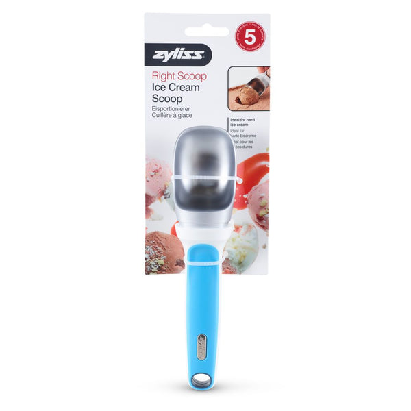 Zyliss Right Scoop Ice Cream Scoop - Assorted Colours Blue Red and Green - 1
