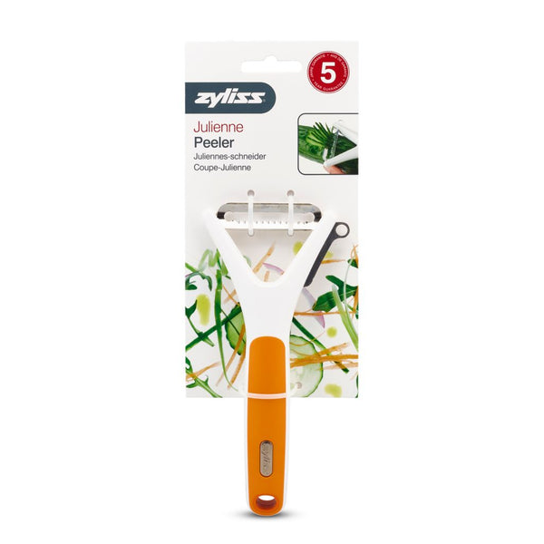 Zyliss Julienne Peeler - White and Orange - 1
