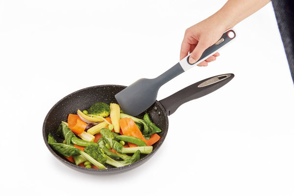 Zyliss Does It All Silicone Spatula - Charcoal and White - 2