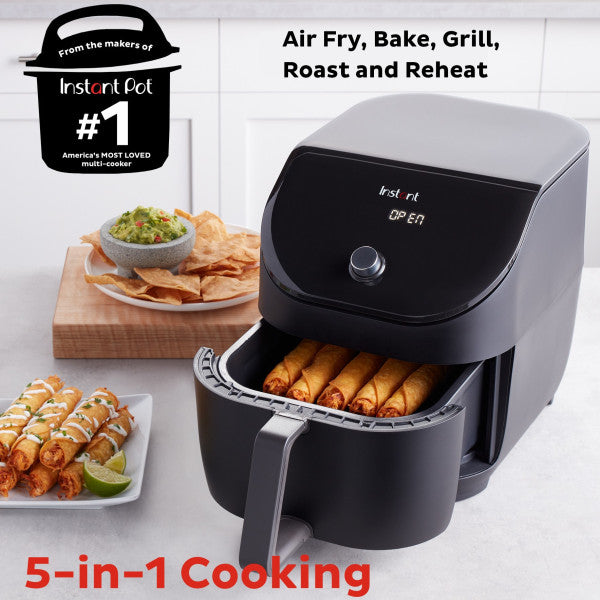 Instant Pot Vortex Slim Air Fryer 5-in-1 Functionality - 5.7L - 2