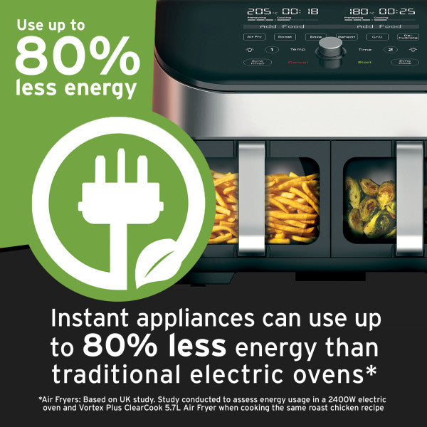 Instant Pot Vortex Plus Dual Air Fryer - 8L - 1