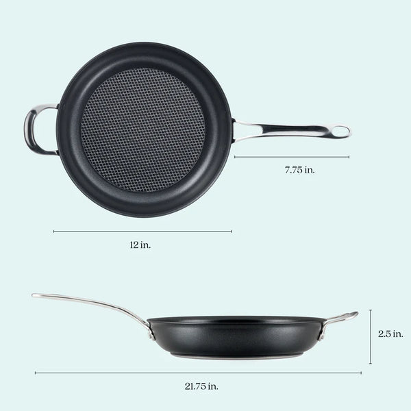 Anolon X Nonstick Skillet with Stainless Steel Handle - 30cm - 1