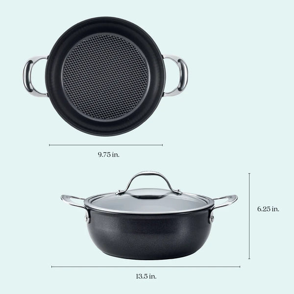 Anolon X Nonstick Covered Casserole - 24cm/3.8L - 1