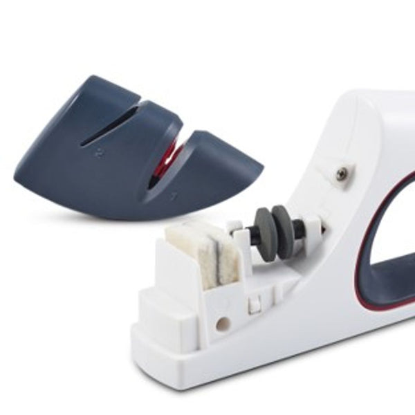 Zyliss Control Knife Sharpener - White and Charcoal - 2