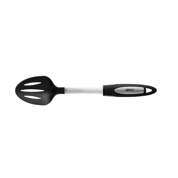 Avanti Ultra-Grip Nylon Slotted Stainless Steel Spoon - 1