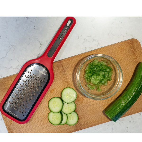Microplane Medium Ribbon Steel Grater Red - 1