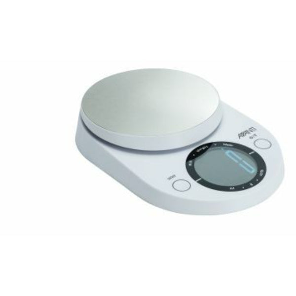 Avanti Large Display Digital Kitchen Scale White - Maximum 5kg/11lb Weight Capacity - 1
