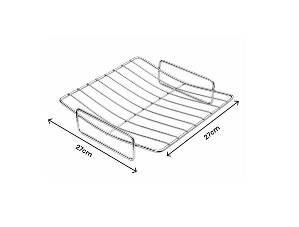 Scanpan Techniq 23.5cmX23.5Cm Steel Rack For Roaster - Perfect fit for The Square 32cmx32cm TechnIQ Roasting Pan - 1