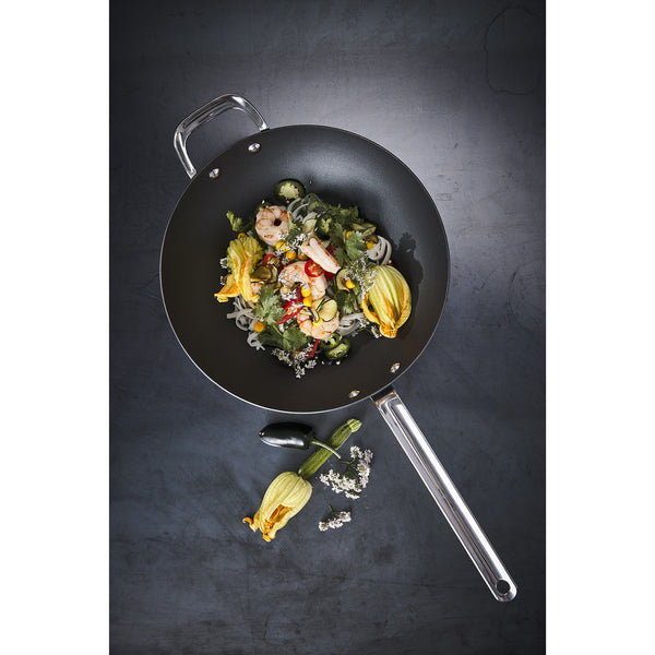 Scanpan Black Iron Wok 30cm - 3