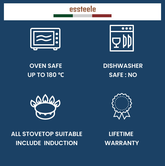 Essteele Per Salute Nonstick Covered Casserole - 24cm/4.5L - 2