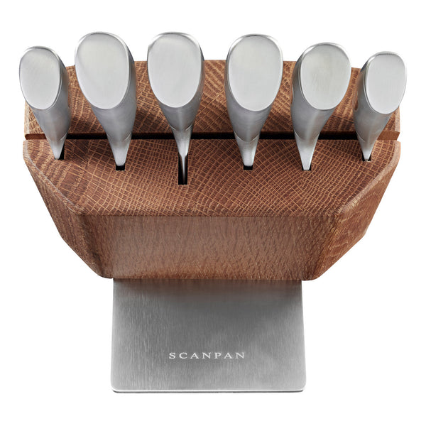 Scanpan Classic Steel 7 Piece Knife Block Set - 1