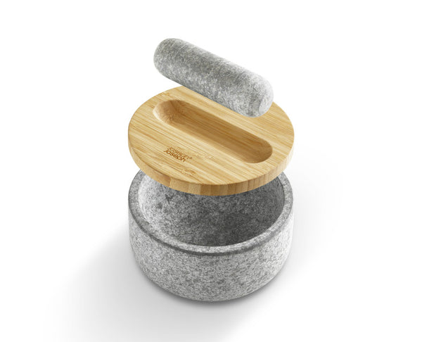 Joseph Joseph Dash Granite estle & Mortar with Bamboo Lid - 3