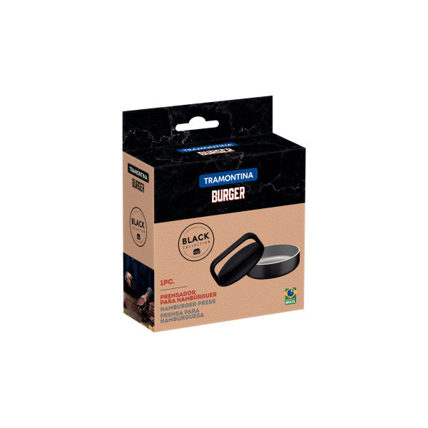 Tramontina Churrasco Black Barbecue Hamburger Press - 1