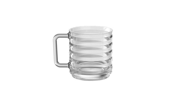 Pasabahce Bricks Glass Coffee/Tea Mug 320ml - 1