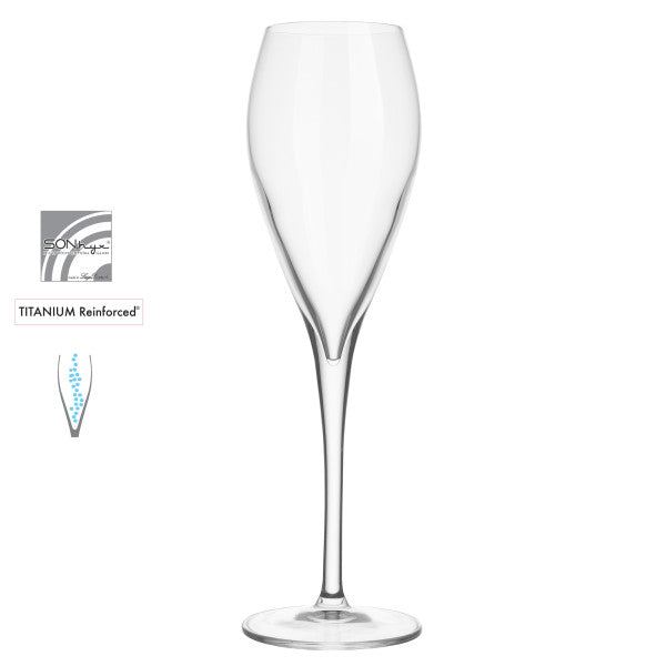 Luigi Bormioli Atelier Flute Glass 200ml - 1