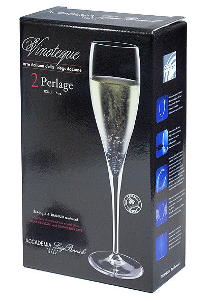 Luigi Bormioli Vinoteque Flute 175ml Set Of 2 - 1