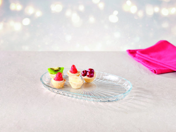 Pasabahce Elegant Oval Plate 28x16.5cm - 1