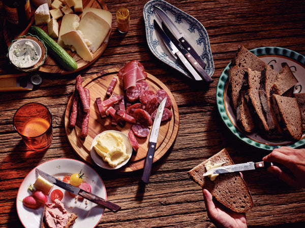 Tramontina Churrasco Steak Knife Serrated Narrow Blade Polywood Brown - 11cm - 2