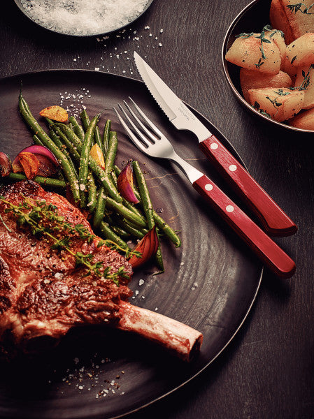 Tramontina Churrasco Spanish Steak Cutlery Set Red - 12 Piece - 1