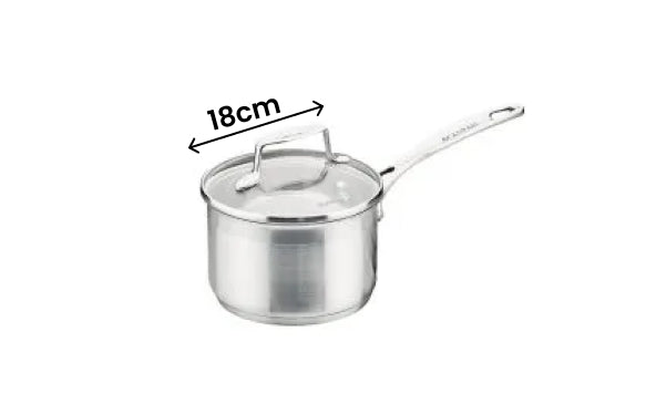Scanpan Impact Stainless Steel Saucepan - 18cm/2.5L - 1