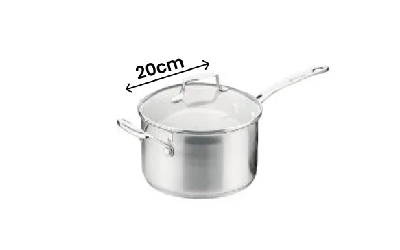 Scanpan Impact Stainless Steel Saucepan - 20cm/3.5L - 1