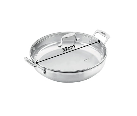 Scanpan Impact Stainless Steel Chef Pan - 32cm - 1