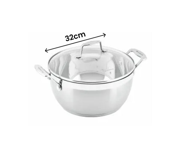 Scanpan Impact Stainless Steel Covered StewPot - 32cm/8.5L - 1