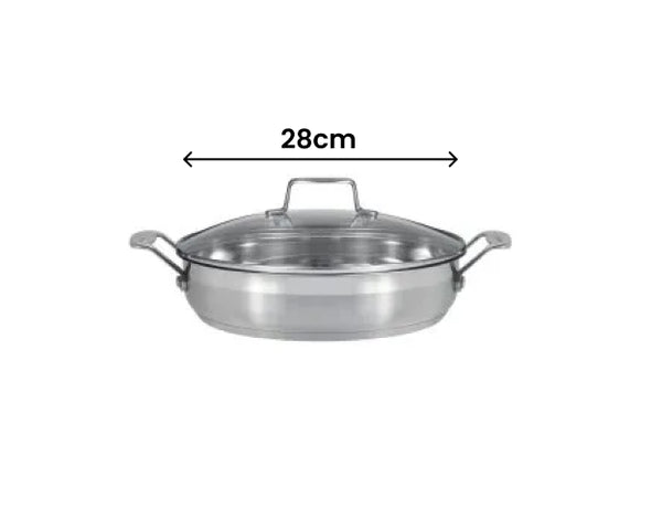 Scanpan Impact Stainless Steel Chef Pan - 28cm - 1