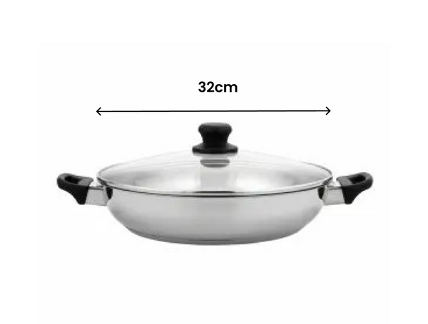 Scanpan Classic Inox Stainless Steel Chef Pan - 32cm - 1
