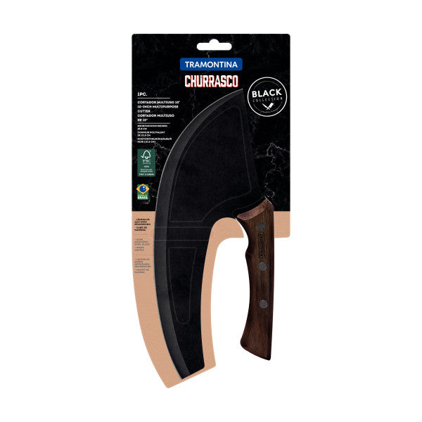 Tramontina Churrasco Black Collection Multi-purpose Stainless Steel Cleaver Brown - 25cm - 1