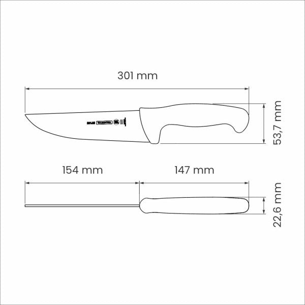 Tramontina Professional Master Black Meat Knife - 15cm - 2