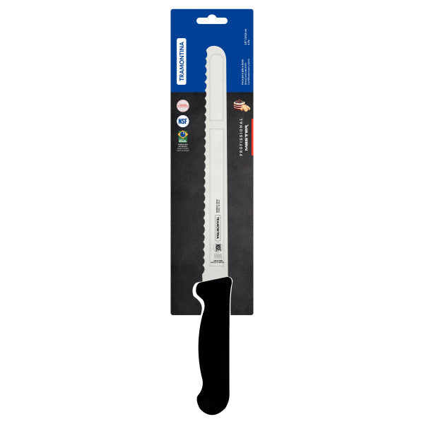 Tramontina Professional Master Black Bread Knife - 25cm - 1
