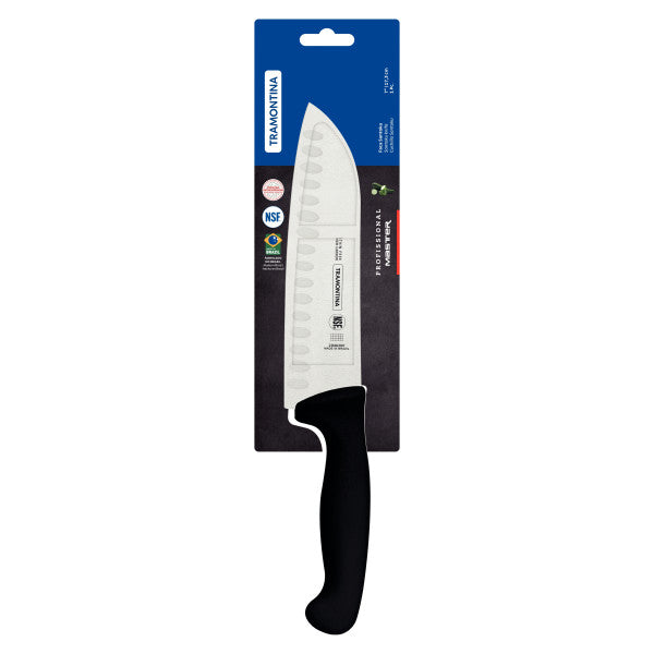 Tramontina Professional Master Black Santoku Knife - 17cm - 1