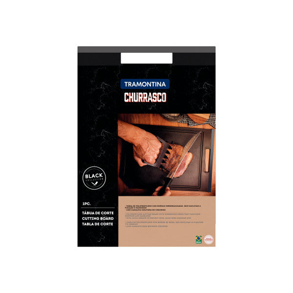 Tramontina Churrasco Black Barbecue Cutting Board 43x30cm - 2