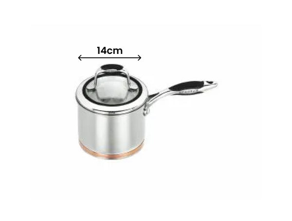 Scanpan Coppernox Stainless Steel Saucepan - 14cm/1.2L - 1