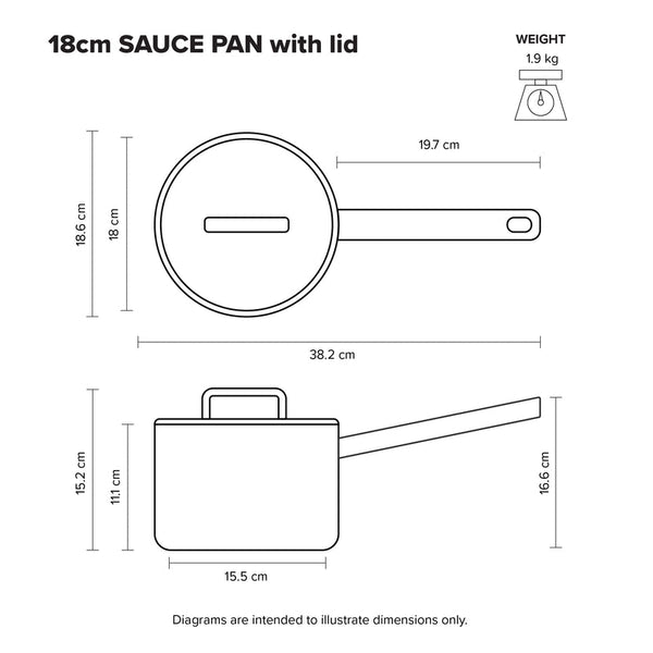 Scanpan ELEKTRA Saucepan 2.5L - 2